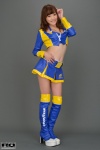 aoi_yurika cleavage cropped_jacket halter_top leggings pleated_skirt rq-star_704 skirt rating:Safe score:0 user:nil!
