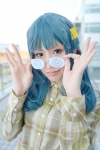 blouse blue_hair cosplay glasses headband looking_over_glasses makishima_saori nasuvi ore_no_imouto_ga_konna_ni_kawaii_wake_ga_nai twintails rating:Safe score:0 user:pixymisa