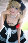 blonde_hair cleavage cosplay dress garter_belt hairband original tsugihagi_mishin rating:Safe score:0 user:nil!