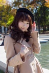 beret blouse coat handbag hat hiokichi ribbon_tie rating:Safe score:1 user:pixymisa