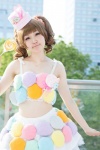 cosplay croptop hat idolmaster lollipop nina_(ii) petticoat skirt takatsuki_yayoi twintails wristband rating:Safe score:0 user:pixymisa