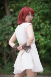 chains cosplay dress kureha magi:_the_labyrinth_of_magic morgiana_(magi) necklace red_eyes red_hair shackles rating:Safe score:1 user:pixymisa