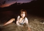bikini blouse cleavage kiguchi_aya ocean open_clothes side-tie_bikini swimsuit temptation wet rating:Safe score:2 user:nil!