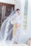 garter_straps karin_(iii) necklace panties strapless thighhighs wedding_dress wedding_veil rating:Safe score:3 user:pixymisa