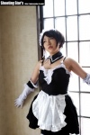 apron cleavage cosplay dress elbow_gloves gloves hairband kore_ga_watashi_no_goshujin-sama maid maid_uniform please_order_love saku sawatari_izumi rating:Safe score:0 user:nil!