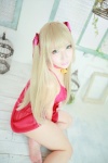 babydoll baby_doll_(phot) blonde_hair choker cosplay hair_ribbons original saku twintails rating:Safe score:1 user:nil!