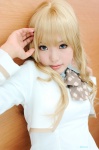 blonde_hair cosplay kipi konohana_hikari school_uniform strawberry_panic! rating:Safe score:1 user:darkgray