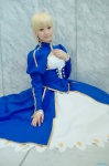 blonde_hair braid cosplay dress dr_kuroneko fate/series fate/stay_night jacket saber rating:Safe score:0 user:nil!