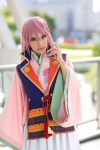 cosplay harukanaru_toki_no_naka_de harukanaru_toki_no_naka_de_3 kasuga_nozomi kimono nanayo pink_hair pleated_skirt skirt rating:Safe score:0 user:pixymisa