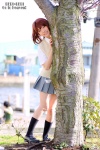 blouse cosplay hirasawa_yui kneesocks k-on! natsuki_(iii) pleated_skirt school_uniform skirt sweater_vest rating:Safe score:3 user:nil!