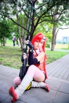 asami_uki chopsticks cosplay gun pantyhose red_hair rifle tengen_toppa_gurren-lagann yoko_ritona rating:Safe score:0 user:Log