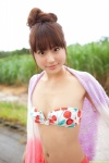 asakura_mina bikini_top cardigan denim dgc_1005 hairbun shorts swimsuit rating:Safe score:1 user:nil!