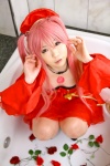 another_blood bathroom bathtub beret boots choker cosplay demonbane detached_sleeves dress higurashi_rin pink_hair rinrin_ga_ippa_korekushon_2 twintails rating:Safe score:0 user:nil!