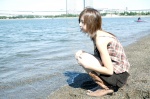 beach boots camisole cowboy_boots miniskirt nagasaki_rina skirt rating:Safe score:0 user:nil!