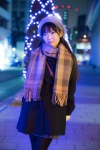 amaguri_irufu black_legwear coat hat pantyhose scarf rating:Safe score:0 user:pixymisa