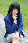 akiyama_mio blazer blouse cosplay k-on! pantyhose pleated_skirt skirt wakame rating:Safe score:1 user:nil!