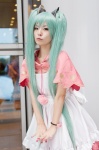 apron aqua_hair bad∞end∞night_(vocaloid) cosplay dress hatsune_miku maitako shawl twintails vocaloid rating:Safe score:0 user:pixymisa