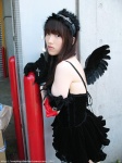 apron arm_laces collar cosplay gloves maid maid_uniform morte suzuyuki_kaho vispo_original wings rating:Safe score:0 user:nil!