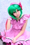 beret bows cosplay dress green_hair macross macross_frontier ranka_lee ribbon toa rating:Safe score:0 user:pixymisa
