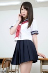 4k-star_213 kato_shina pleated_skirt sailor_uniform school_uniform skirt rating:Safe score:0 user:nil!