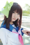 angel_beats! cosplay hairband nakamura_yuri rinami sailor_uniform school_uniform rating:Safe score:1 user:nil!