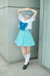 blouse blue_hair cosplay i.o.n loose_socks pleated_skirt school_uniform shii skirt socks tsuburagi_ion rating:Safe score:2 user:nil!
