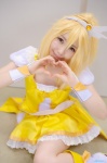 <3 amatsuka_miyu blonde_hair blouse boots cosplay cure_peace hairband kise_yayoi pleated_skirt ponytail pretty_cure shorts skirt smile_precure! rating:Safe score:0 user:nil!