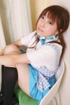 apron blouse cosplay kneehighs maiko miniskirt original seifuku_zukan_4 skirt twintails waitress waitress_uniform rating:Safe score:0 user:nil!