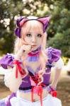 animal_ears apron armbands cat_ears choker cosplay croptop macross macross_frontier miniskirt pink_hair sheryl_nome skirt tokoya_neko wristband rating:Safe score:0 user:pixymisa