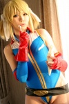 blonde_hair bodysuit cosplay fingerless_gloves gloves gundam gundam_0079_card_builder higurashi_rin reiko_holinger twintails rating:Safe score:1 user:nil!