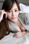 bed cleavage sugihara_anri sweater torn_clothes ys_web_389 rating:Safe score:0 user:nil!