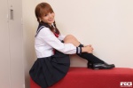 haruna_megumi kneesocks pleated_skirt rq-star_584 sailor_uniform school_uniform skirt twin_braids rating:Safe score:1 user:nil!