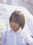 blouse kitano_kei rain school_uniform umbrella rating:Safe score:1 user:nil!