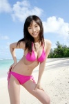 beach bikini cleavage nagasawa_nao nao_mail_2 ocean side-tie_bikini swimsuit rating:Safe score:0 user:nil!