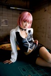 blouse choker cleavage cosplay croptop miniskirt pachi-slot_sengen_rio_de_carnival panties pink_hair rio_rollins_tachibana skirt tachibana_minami vest rating:Safe score:1 user:nil!