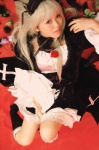 cosplay dress hairband kneehighs kotori mercury_lampe rozen_maiden suigintou white_hair rating:Safe score:1 user:nil!