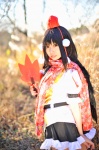 amatsuka_miyu blouse cosplay fan pleated_skirt scarf shameimaru_aya skirt tokin_hat touhou wings rating:Safe score:0 user:nil!