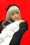 cosplay dress hairband kotori mercury_lampe rozen_maiden suigintou white_hair rating:Safe score:0 user:nil!