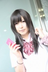 blouse bowtie campaign_girl narihara_riku sony wristband rating:Safe score:0 user:pixymisa