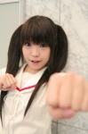 cosplay minami_kana minami-ke sailor_uniform school_uniform tsukimiya_usagi twintails rating:Safe score:1 user:nil!