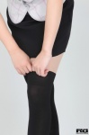 black_legwear miniskirt pantyhose rq-star_606 sheer_legwear skirt stocking_pull thighhighs vest yuzaki_asuka zettai_ryouiki rating:Safe score:1 user:nil!
