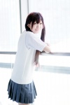 blouse cosplay hair_ties k-on! nakano_azusa pleated_skirt skirt sweater takanashi_maui twintails rating:Safe score:0 user:pixymisa