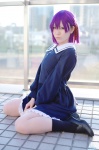 cosplay dress fate/series fate/stay_night kneesocks matou_sakura purple_hair sasa rating:Safe score:2 user:nil!