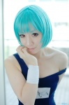 ayanami_rei bandages blue_hair cosplay minami_ruru neon_genesis_evangelion school_swimsuit swimsuit rating:Safe score:0 user:nil!
