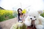 kim_ha-yul necklace skirt stuffed_animal teddy_bear umbrella rating:Safe score:0 user:mock