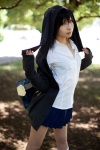 blouse cosplay darth_wooser hoodie kanda_midori original pleated_skirt school_uniform skirt rating:Safe score:6 user:xkaras