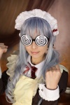 apron cosplay glasses kim_tai_sik maid maid_uniform makishima_saori ore_no_imouto_ga_konna_ni_kawaii_wake_ga_nai silver_hair tasha rating:Safe score:1 user:DarkSSA