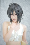 a-mi cosplay halter_top idolmaster_2 kikuchi_makoto silver_hair straw_hat rating:Safe score:2 user:nil!