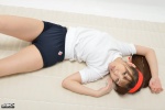 4k-star_056 buruma gym_uniform hairband ponytail shiraishi_mizuho shorts tshirt rating:Safe score:0 user:nil!