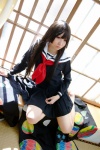 cosplay enma_ai jigoku_shoujo miniskirt pleated_skirt sailor_uniform school_uniform skirt umi rating:Safe score:0 user:pixymisa